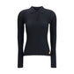 Dolce & Gabbana Black Cashmere Polo Shirt