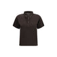 Margiela Brown Viscose Polo Shirt