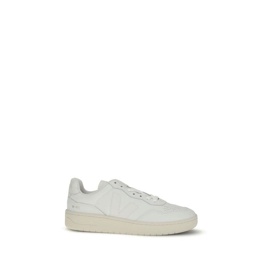 Veja White Leather Low Top Sneakers