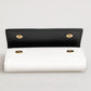 Dolce & Gabbana White Leather Card Case Holder Wallet Gold Logo Plate  Key Holder Mens Wallet