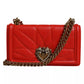 Dolce & Gabbana Red Quilted Devotion Crossbody 11 PRO Phone case bag