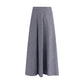 Sara Roka Blue Cotton Midi Skirt