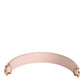 Dolce & Gabbana Strap Pink Leather Gold Tone Big Bag Handle Shoulder Strap