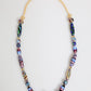 Dolce & Gabbana Multicolor Murano Glass Beads Gold Brass Chain Jewelry Necklace