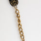 Dolce & Gabbana Blue Floral Appliqué Velvet Choker Crystal Beads Necklace