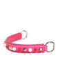 Dolce & Gabbana Pink Embellished Leather Bag Handle Women Shoulder Strap
