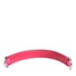 Dolce & Gabbana Pink Embellished Leather Bag Handle Women Shoulder Strap