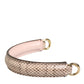 Dolce & Gabbana Beige Brown Snakeskin Leather Gold Ring Shoulder Strap