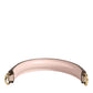 Dolce & Gabbana Beige Brown Snakeskin Leather Gold Ring Shoulder Strap