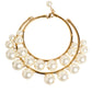 Dolce & Gabbana Gold Brass Faux Pearl Crystal Statement Luxury Jewelry Necklace