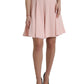 Dolce & Gabbana Light Powder Rose Viscose Pleated Skirt