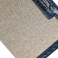 Dolce & Gabbana Beige Raffia Blue Leather Trim Mini Shoulder Purse Crossbody Bag