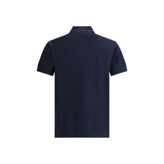Burberry Blue Cotton Polo Shirt