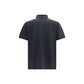 Balenciaga Black Cotton Polo Shirt