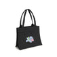 Ganni LARGE EASY SHOPPER POCKET DOG PRINT Womens Shoulder Bag