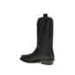 Ganni Black Recycled Leather Boots