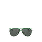 Bottega Veneta Green Metal Sunglass