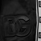 Dolce & Gabbana Black Polyester Logo Stripe Track Jogger Pants