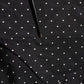 Dolce & Gabbana Black Polka Dot Cotton GOLD Men Formal Dress Shirt