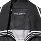 Dolce & Gabbana Black White StripeDot Print Casual Polo Shirt Mens T-Shirt