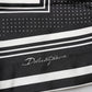 Dolce & Gabbana Black White StripeDot Print Casual Polo Shirt Mens T-Shirt