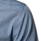 Dolce & Gabbana Blue Cotton Collared GOLD Formal Dress Shirt