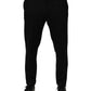 Dolce & Gabbana Black Cashmere Dress Formal Men Trouser Pants