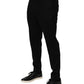 Dolce & Gabbana Black Cashmere Dress Formal Men Trouser Pants