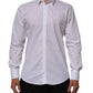 Dolce & Gabbana White Cotton MARTINI Formal Men Dress Shirt Mens T-Shirt
