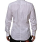 Dolce & Gabbana White Cotton MARTINI Formal Men Dress Shirt Mens T-Shirt