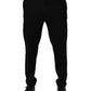 Dolce & Gabbana Black Cashmere Dress Formal Trouser Pants