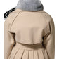Dolce & Gabbana Powder Blue Mink Fur Neck Warmer Scarf