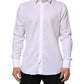 Dolce & Gabbana White Cotton MARTINI Men Formal Dress Shirt Mens T-Shirt