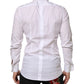 Dolce & Gabbana White Cotton GOLD DGPatch Formal Dress Shirt Mens T-Shirt
