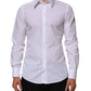 Dolce & Gabbana White Cotton MARTINI Men Formal Dress Shirt Mens T-Shirt