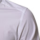 Dolce & Gabbana White Cotton MARTINI Men Formal Dress Shirt Mens T-Shirt