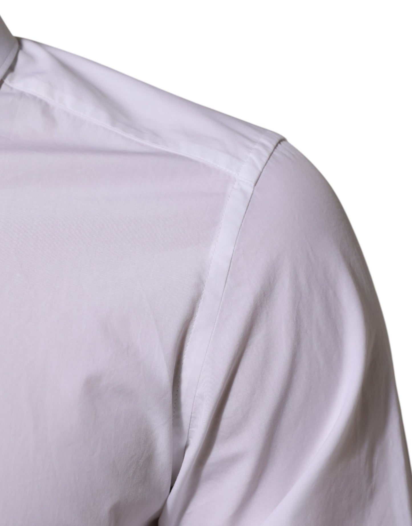 Dolce & Gabbana White Cotton MARTINI Men Formal Dress Shirt Mens T-Shirt