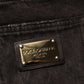 Dolce & Gabbana Black Cotton Tattered Denim Men Bermuda Short Mens Shorts