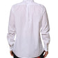 Dolce & Gabbana White Cotton MARTINI Bib Formal Dress Shirt Mens T-Shirt