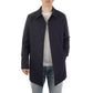 Aquascutum Blue Cotton Men Trench Coat