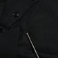 Dolce & Gabbana Black Logo Patch Collared Pullover Sweater Mens Sweater Mens T-Shirt