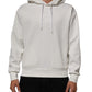 Dolce & Gabbana White Logo Hooded Men Sweatshirt  Sweater Mens Sweater Mens T-Shirt