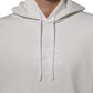 Dolce & Gabbana White Logo Hooded Men Sweatshirt  Sweater Mens Sweater Mens T-Shirt