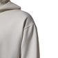 Dolce & Gabbana White Logo Hooded Men Sweatshirt  Sweater Mens Sweater Mens T-Shirt