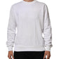 Dolce & Gabbana White Embossed Logo Men Sweatshirt Sweater Mens Sweater Mens T-Shirt