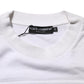 Dolce & Gabbana White Embossed Logo Men Sweatshirt Sweater Mens Sweater Mens T-Shirt