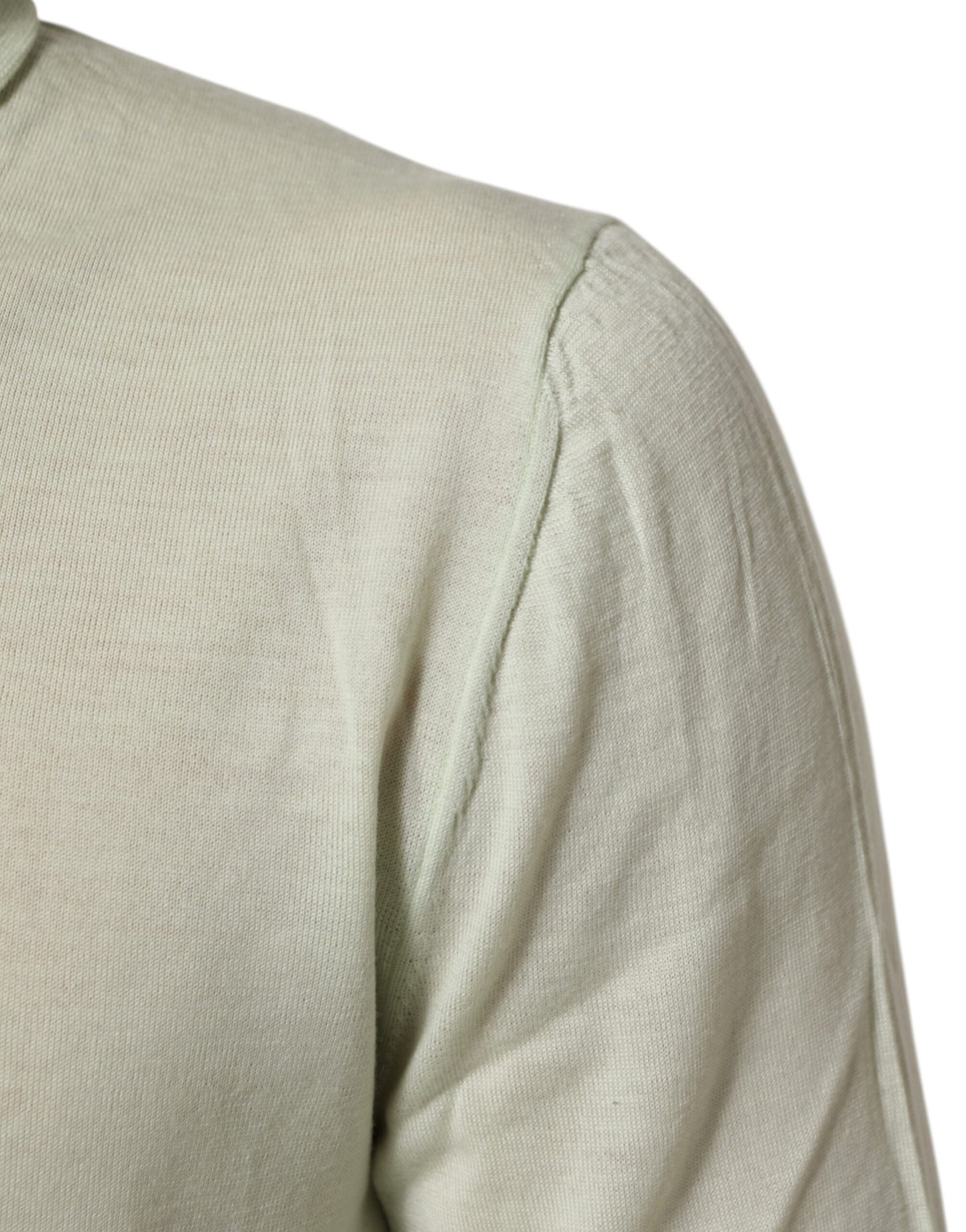 Dolce & Gabbana Light Green Logo TurtleNeck Pullover Sweater Mens Sweater Mens T-Shirt