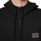 Dolce & Gabbana Black Logo FullZip Hooded Sweatshirt Sweater Mens Sweater Mens T-Shirt