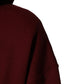 Dolce & Gabbana Maroon Embossed Logo Hooded Sweatshirt Sweater Mens Sweater Mens T-Shirt