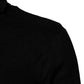 Dolce & Gabbana Black Viscose Turtle Neck Pullover Sweater Mens Sweater Mens T-Shirt